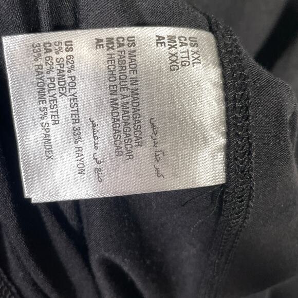 ID Ideology Women's Side-Knot T-Shirt,  Black XXL - Picture 5 of 5